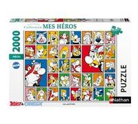 Nathan - Puzzle 2000 pieces - Les portraits / Astérix -des 14 ans - Puzzle de qualité supérieure - Collection Mes Héros - 12001820