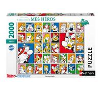 Nathan - Puzzle 2000 pieces - Les portraits / Astérix -des 14 ans - Puzzle de qualité supérieure - Collection Mes Héros - 12001820