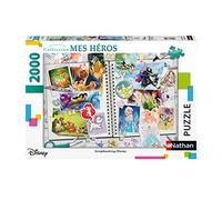Nathan Puzzle 2000 pièces Scrapbooking Disney - Collection Mes Héros - Dès 14 ans - 87887