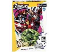 Nathan puzzle 250 p Les Avengers en action / Marvel Avengers Jaune G