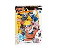 Nathan - Puzzle 250 pièces - Naruto à l'académie des Ninjas | Fille ou garçon dès 8 ans - Puzzle de qualité supérieure - Carton épais et résistant - Trieur à 6 compartiments inclus