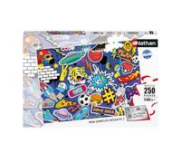 Nathan - Puzzle enfants 250 pièces Stickers & Graffitis - Dès 8 ans, carton épais