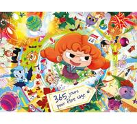 Nathan - Puzzle 250 pièces - Une année mortelle - Mortelle Adèle | Fille ou garçon dès 8 ans - Puzzle de qualité supérieure - Carton épais et résistant - Trieur à 6 compartiments inclus