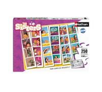 Nathan - Puzzle 250 pièces - Wendy & Marine - Les Sisters | Fille ou garçon dès 8 ans - Puzzle de qualité supérieure - Carton épais et résistant - Trieur à 6 compartiments inclus
