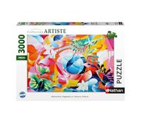 Nathan - Puzzle 3000 pièces - Abstraction Végétale/Amaury Dubois - Adultes et Enfants dès 14 Ans - Puzzle de qualité supérieure - Encastrement Parfait - Collection Artiste - 12001550