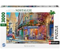 Nathan - Puzzle 3000 pièces - dans Les Rues de Paris | Adulte et enfant dès 14 ans - Puzzle de qualité supérieur - Pièces uniques et assemblage parfait - Détente et relaxation