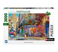 Nathan-Puzzle 3000 pièces Dans les rues de Paris-dès 14 ans-Pz qualité supérieure-Encastrement parfait-Collection Nostalgie-12001870