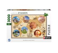 Nathan - Puzzle 3000 pièces - Merveilles du Monde Moderne - Adultes et Enfants dès 14 Ans - Puzzle de qualité supérieure - Encastrement Parfait - Collection Évasion - 12001548