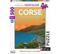 Nathan puzzle 500 p - Affiche de la Corse / Louis l'Affiche