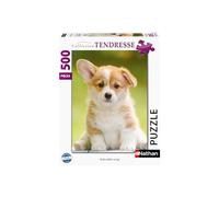 Nathan - Puzzle 500 pièces - Adorable corgi - Adultes et enfants dès 12 ans - Puzzle de qualité supérieure - Encastrement parfait - Collection Tendresse - 12000961