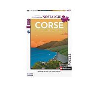 Nathan - Puzzle 500 pièces - Affiche de la Corse / Louis l'Affiche - Adultes et enfants dès 10 ans - Puzzle de qualité supérieure - Collection Nostalgie - 87826