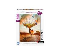 Nathan - Puzzle 500 pièces - l'appel de la Nature - Natacha Einat | Adulte et enfant dès 12 ans - Puzzle de qualité supérieur - Pièces uniques et assemblage parfait - Détente et relaxation