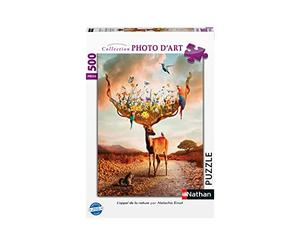 Nathan - Puzzle 500 pièces - L'appel de la nature - Natacha Einat - Adultes et enfants dès 12 ans - Puzzle de qualité supérieure - Collection Photo d'Art - 87291