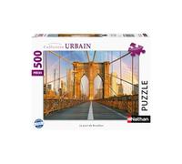 Nathan - Puzzle 500 pièces - Le Pont de Brooklyn | Adulte et enfant dès 12 ans - Puzzle de qualité supérieur - Pièces uniques et assemblage parfait - Détente et relaxation