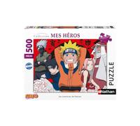 Nathan - Puzzle 500 pièces - Les Aventures de Naruto | Adulte et enfant dès 12 ans - Puzzle de qualité supérieur - Pièces uniques et assemblage parfait - Détente et relaxation