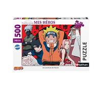 Nathan - Puzzle 500 pièces - Les aventures de Naruto - Adultes et enfants dès 12 ans - Puzzle de qualité supérieure - Encastrement parfait - Collection Mes Héros - 87280