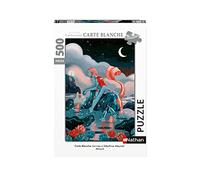 Nathan - Puzzle 500 pièces - Minuit - Sibylline Meynet - Adultes et enfants dès 12 ans - Puzzle de qualité supérieure - Collection Carte blanche - 87245