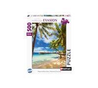 Puzzle 500 pièces Plage de Bora-Bora, Polynésie française