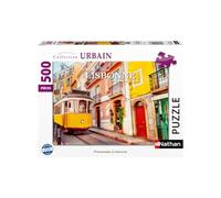 Nathan - Puzzle 500 pièces - Promenade à Lisbonne | Adulte et enfant dès 12 ans - Puzzle de qualité supérieur - Pièces uniques et assemblage parfait - Détente et relaxation