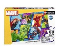 Nathan puzzle 60 p Les Avengers contre les mechants / Marvel Avengers Jaune G