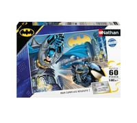 Nathan Puzzle Batman, le chevalier noir – 60 pièces – Carton épais – Dès 6 ans
