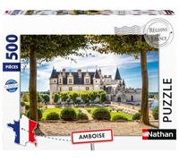 Nathan - Puzzle Adulte - Puzzle 500 pièces - Amboise, Perle de la Loire (Collection Régions de France) - Adultes et Enfants dès 12 Ans - Puzzle de qualité supérieure - 12001875