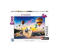 Nathan - Puzzle Adulte - Puzzle 500 pièces - Voyage en montgolfière - Adultes et Enfants dès 12 Ans - Puzzle de qualité supérieure - Collection Évasion - 12001468