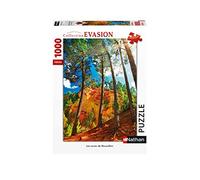 Nathan - Puzzle 1000 pièces - Les ocres de Roussillon - Adultes et enfants dès 14 ans - Puzzle de qualité supérieure - Encastrement parfait - Collection Évasion - 87639