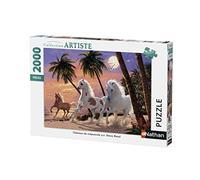 Nathan - Puzzle Adulte - Puzzle N 2000 p - Chevaux du crépuscule - 87882