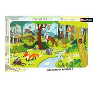 Nathan - Puzzle Cadre 15 pièces - Les Animaux de la forêt | Fille ou garçon dès 3 ans - Puzzle de qualité supérieure - Carton épais et résistant