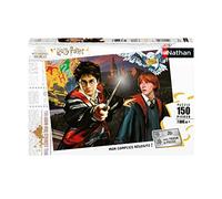 Nathan - Puzzle Enfant - 150 pièces - Harry Potter et Ron Weasley - Pour enfants Garçon ou fille dès 7 ans - Puzzle de qualité supérieure - Carton épais et résistant - Aventures Magiques - 86194