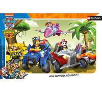 Nathan - Puzzle Enfant - Cadre 15 pièces - En route avec la Pat’Patrouille - Fille ou garçon dès 3 ans - Puzzle de qualité supérieure - Carton épais et résistant - Action & Aventure - 86172