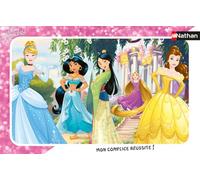 Nathan - Puzzle Enfant - Cadre 15 pièces - Jolies princesses Disney - Fille ou garçon dès 3 ans - Puzzle de qualité supérieure - Carton épais et résistant - Princesses - 86169