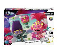 Nathan - Puzzle Enfant - Puzzle 60 p - Poppy et Branche - Trolls 2 - Dès 6 ans - 86568