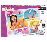 Nathan Puzzle Enfants 250 Pièces Souvenirs de Vacances Les Sisters | Filles ou garçons dès 8 ans, Qualité supérieure, Carton épais et résistant, BD, 12004763