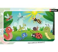 Nathan - Puzzle Enfants - Cadre 15 pièces - Les Petits Insectes - Fille ou garçon dès 3 Ans - Puzzle de qualité supérieure - Carton épais et résistant - 12004291