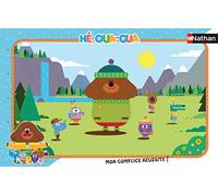 Nathan - Puzzle enfants - Cadre 15 pièces - Oua Oua à la montagne - Hé, Oua-Oua - Fille ou garçon dès 3 ans - Puzzle de qualité supérieure - Carton épais et résistant - Animaux - 86141