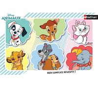 Nathan - Puzzle enfants - Cadre 15 pièces - Portraits des animaux Disney - Fille ou garçon dès 3 ans - Puzzle de qualité supérieure - Carton épais et résistant - Animaux - 86145
