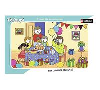 Nathan - Puzzle enfants - Cadre 15 pièces - T'choupi fête son anniversaire - Fille ou garçon dès 3 ans - Puzzle de qualité supérieure - Carton épais et résistant - Quotidien & Famille - 86070