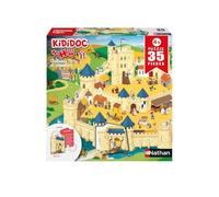 Puzzle 35 pièces Nathan Kididoc Châteaux Multicolore E