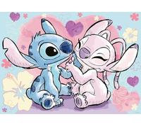 Puzzle N Nathan Puzzle 500 P - Stitch & Angel / Disney