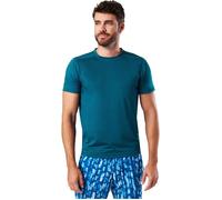 Nathan Qualifier Short-Sleeve Performance Running Top Bleu marin X Large Male