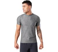 Nathan Qualifier Short-Sleeve Performance Running Top Bruyère noire Grand Male