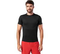 Nathan Qualifier Short-Sleeve Performance Running Top Noir X Large Male