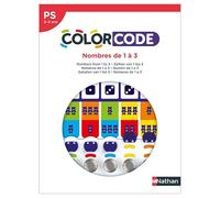 NATHAN SCOLAIRE ColorCode-Nombres de 1 à 3