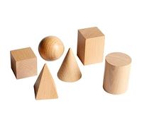NATHAN SCOLAIRE Les Solides Bois - Lot de 12