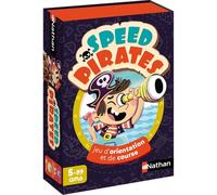Nathan - Speed Pirates , Jeu de Cartes Pour Enfant dès 5 ans , Jeu de Course et d'Orientation , thème pirates , Choisi la bonne direction et trouve le plus d'îles , Famille et Enfants , 2 à 4 joueurs