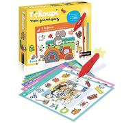 Nathan - T'choupi Mon Grand Quiz - 12 Thèmes, Cuisine, Jardin, Chiffres, Ferme - Jeu de Questions-Réponses - Educatif Electronique - 1 Stylo Sonore et Lumineux Inclus - Dès 2 ans