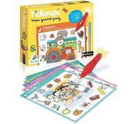 Nathan - T'choupi Mon Grand Quiz - 12 Thèmes, Cuisine, Jardin, Chiffres, Ferme - Jeu de Questions-Réponses - Educatif Electronique - 1 Stylo Sonore et Lumineux Inclus - Dès 2 ans