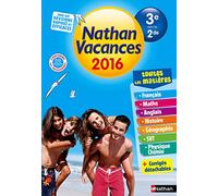 Nathan Vacances Collège - De la 3e vers la 2de